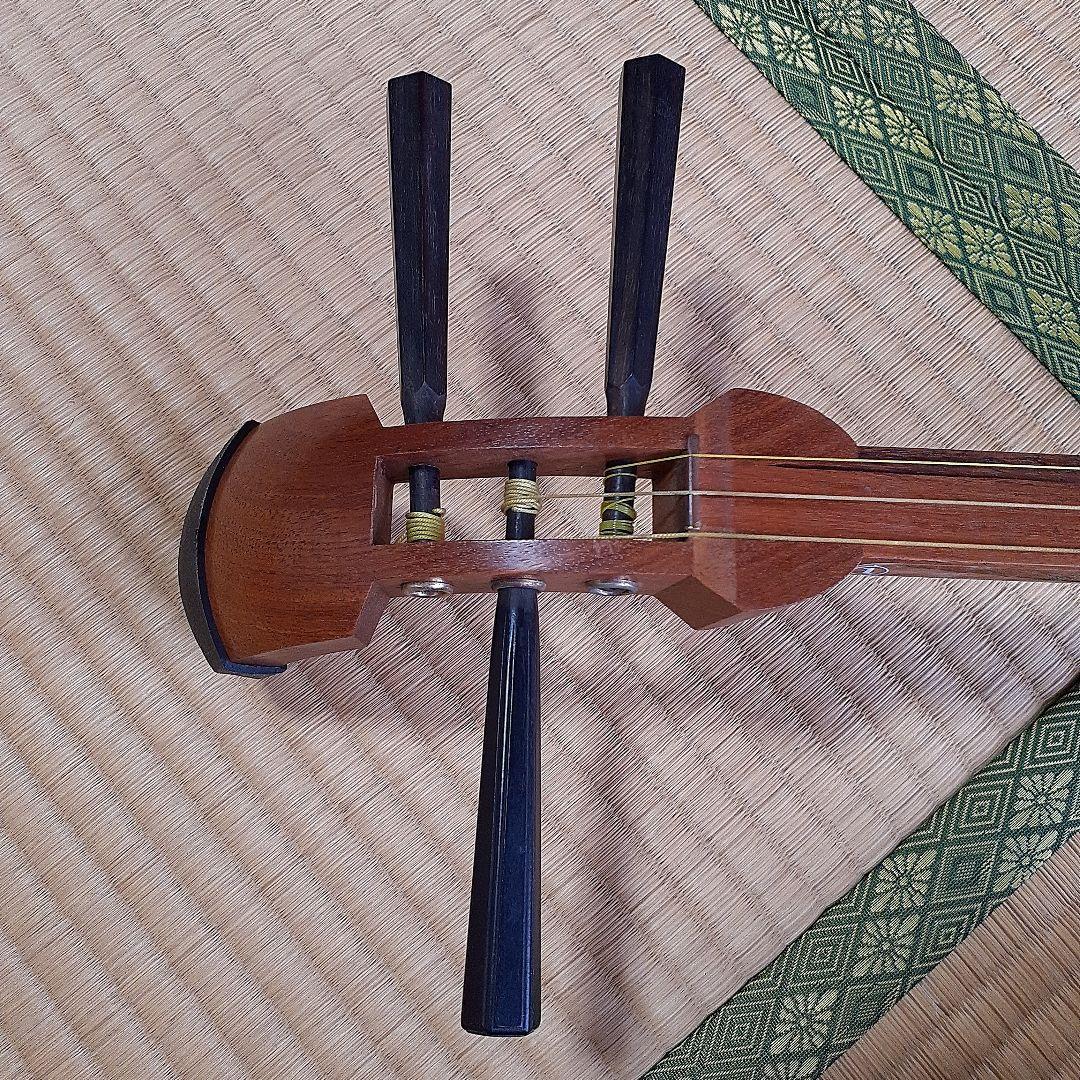 三味線本体 民謡　和楽器　布ケース付き