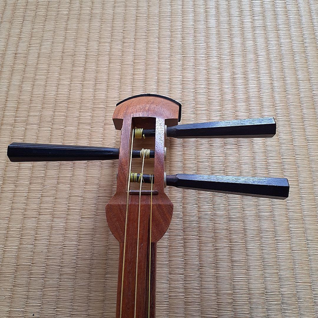 三味線本体 民謡　和楽器　布ケース付き