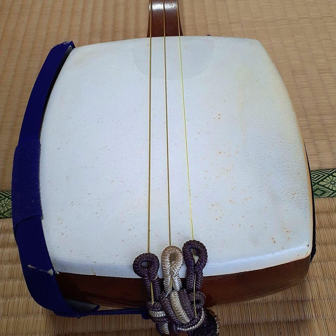 三味線本体 民謡　和楽器　布ケース付き