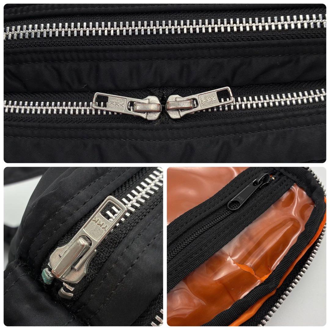 ポーター タンカー ショルダーバッグ S ブラック ナイロン 2層 多機能