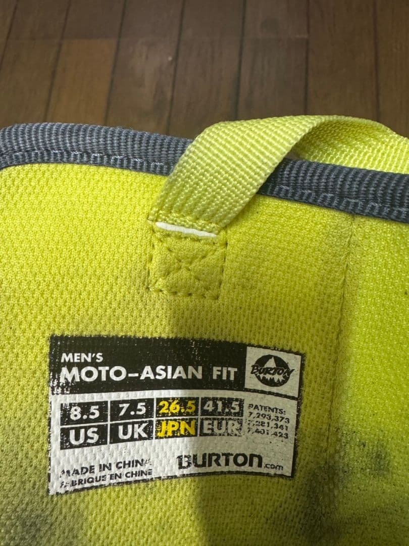 BURTON バートン MOTO Asian fit