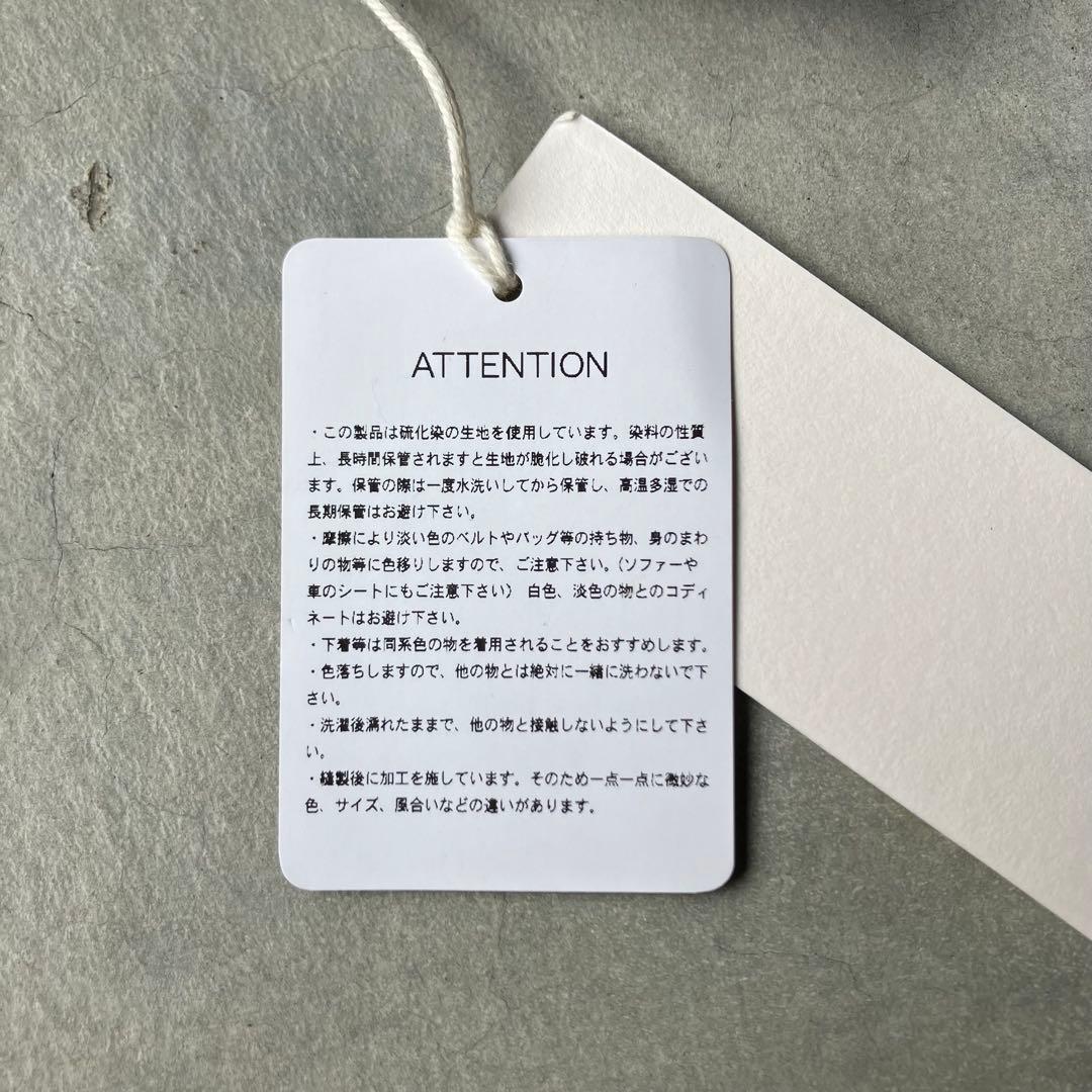 タグ付き blurhms 12.9oz Denim Slacks ブラック 0