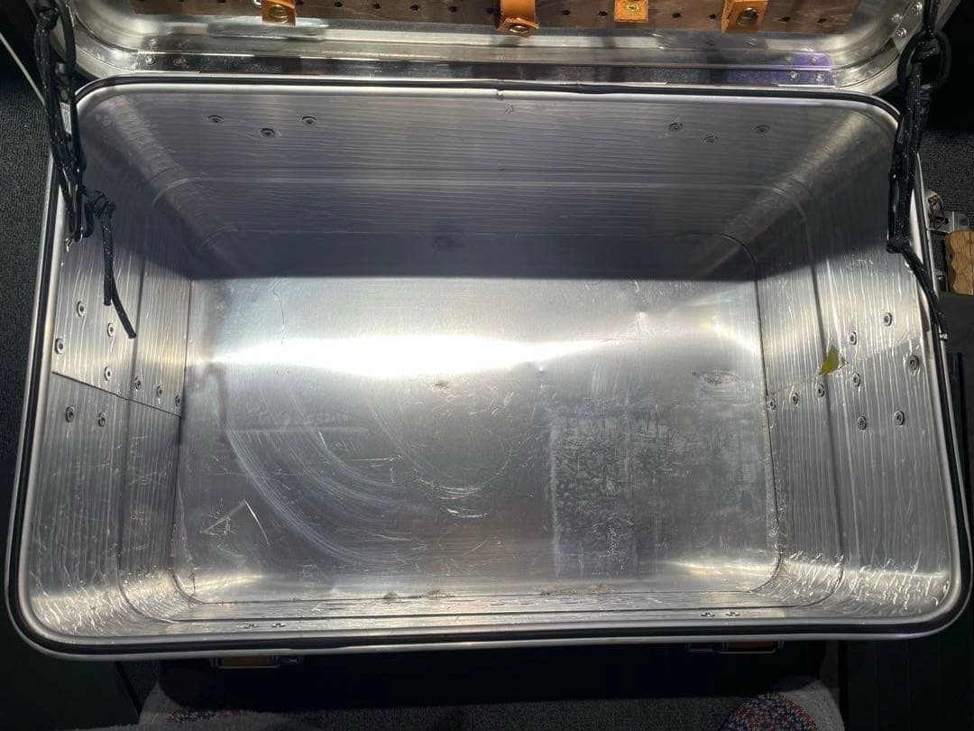 DULTON ダルトン　アルミコンテナ Mサイズ　旧型　廃盤品　改造　パンチング