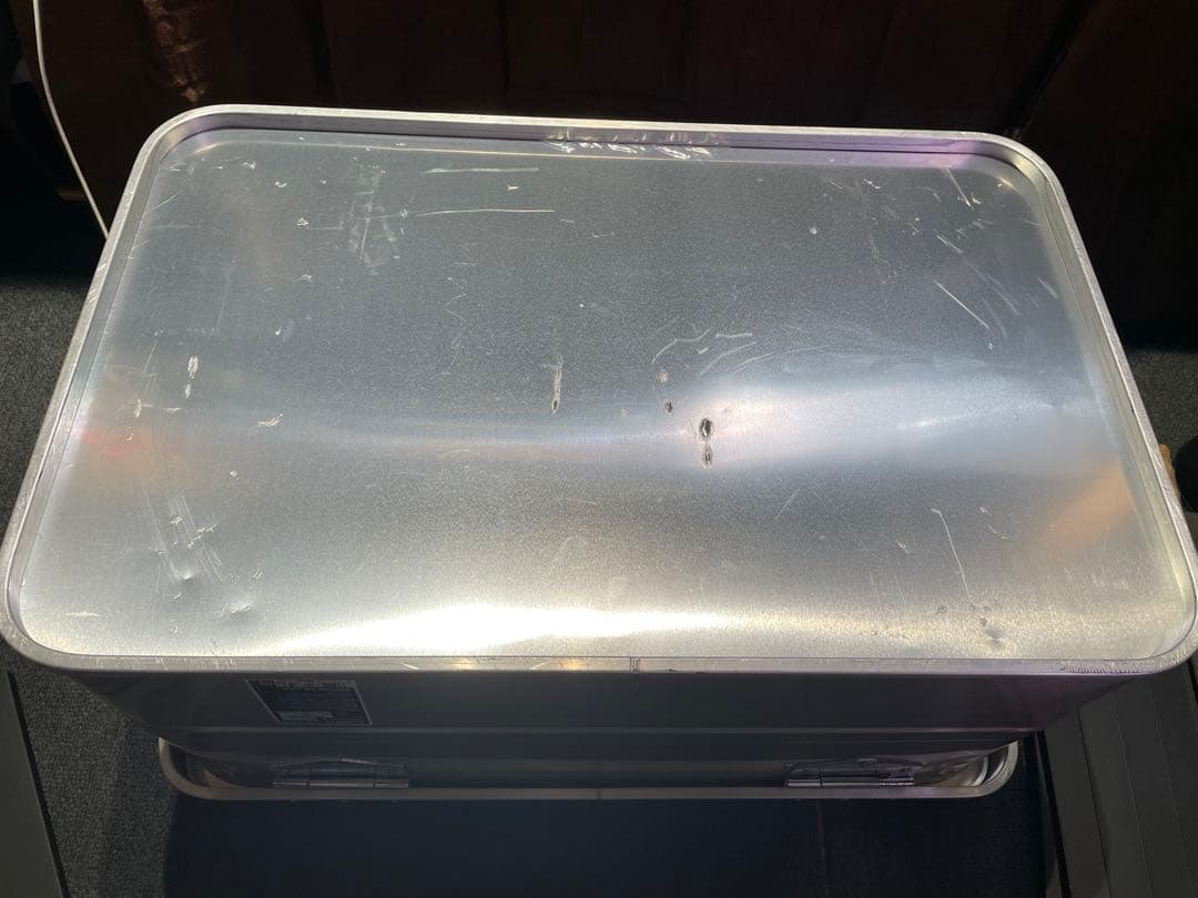 DULTON ダルトン　アルミコンテナ Mサイズ　旧型　廃盤品　改造　パンチング