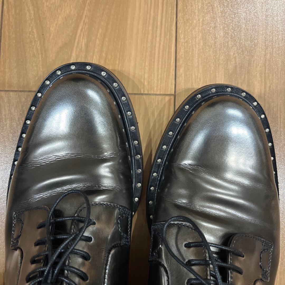 Church'sスタッズ メタリックプレーントゥシューズ