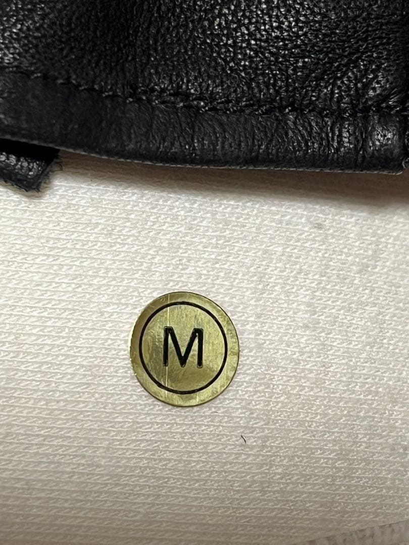 希少✨防寒ウインターグローブ 黒×白 手袋 白バイ仕様