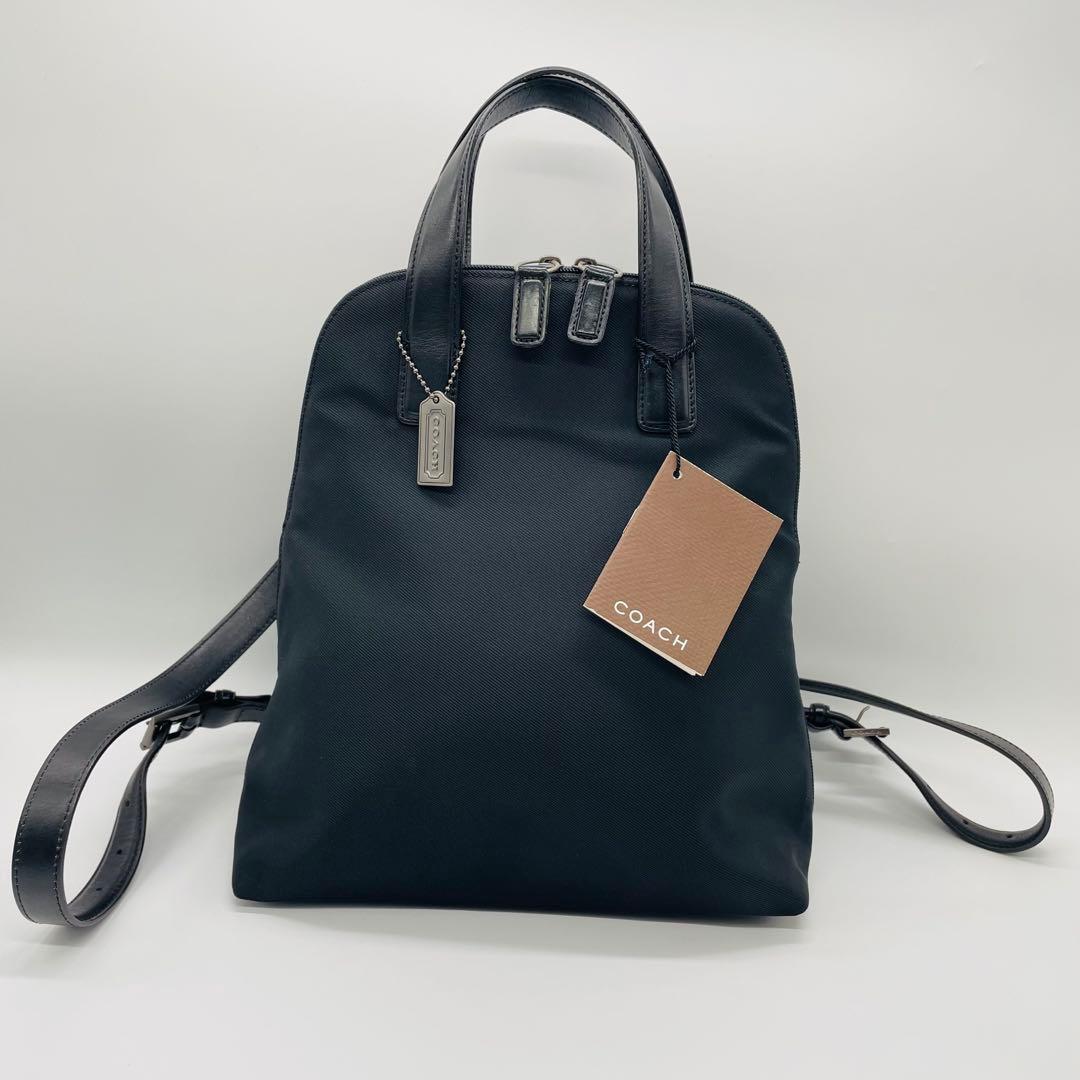 オールドコーチ　バックパック　7404 マーサーコレクション　ブラック　美品