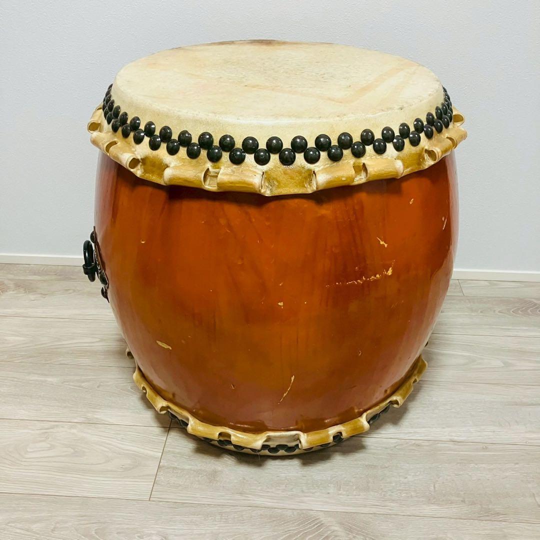 長胴太鼓 和太鼓 一尺6寸　打面48㎝　高さ60㎝②