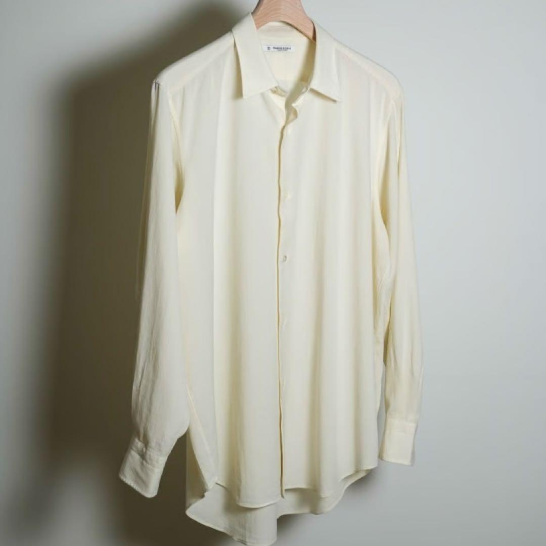 MAATEE&SONS 24SS \"Charles\" 強撚ビエラ ecru 1