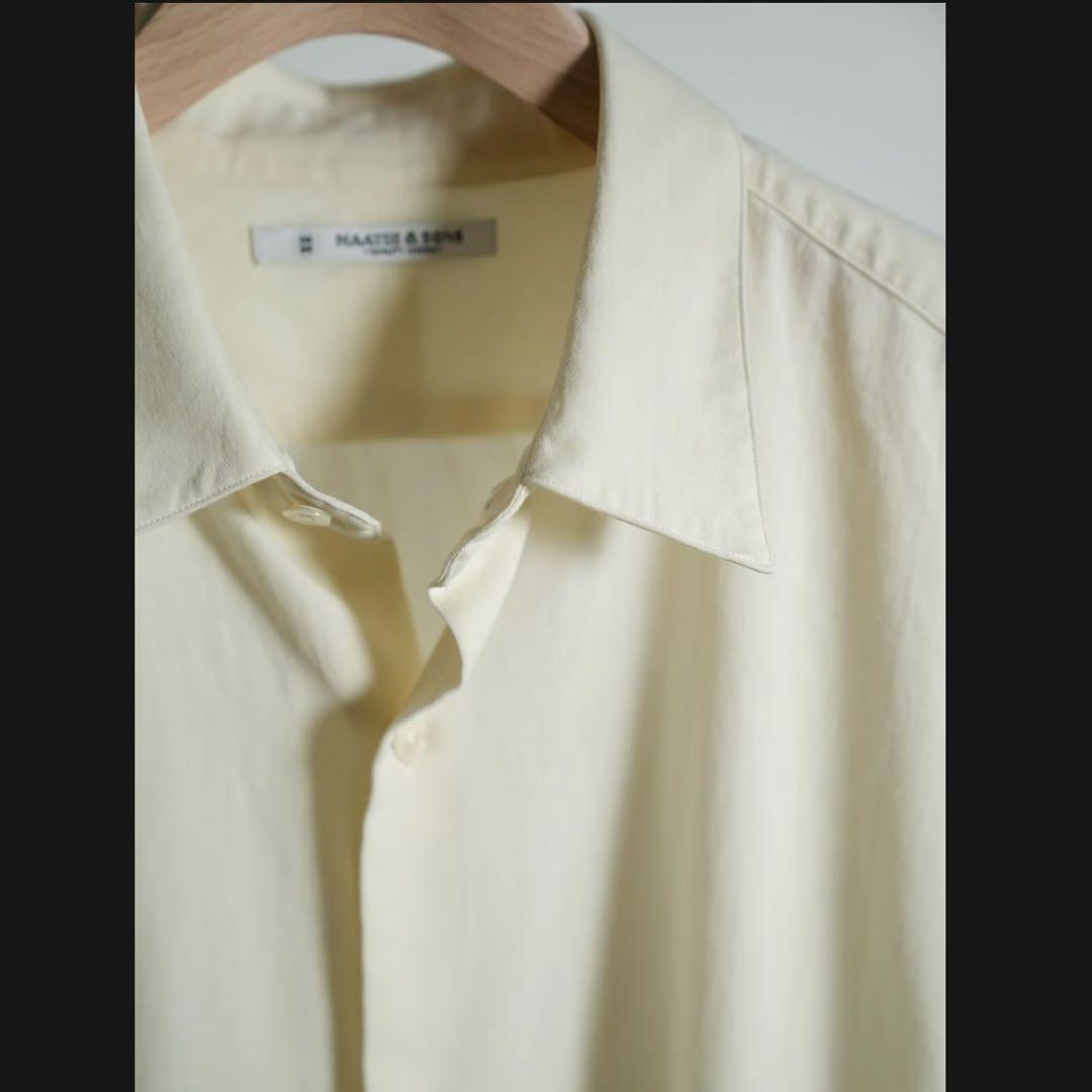 MAATEE&SONS 24SS \"Charles\" 強撚ビエラ ecru 1