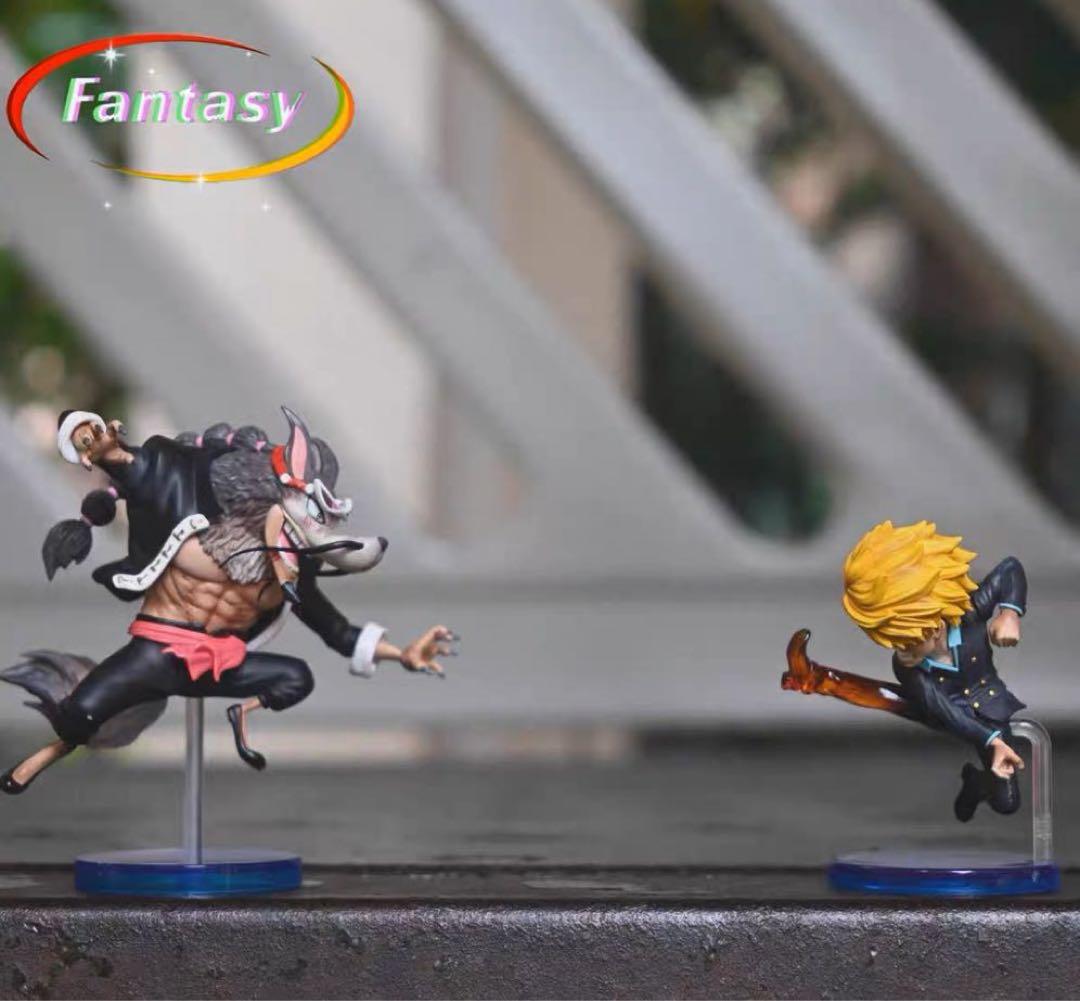 ONE PIECE サンジ ジャブラ ガレージキット ガレキ スタチュー①