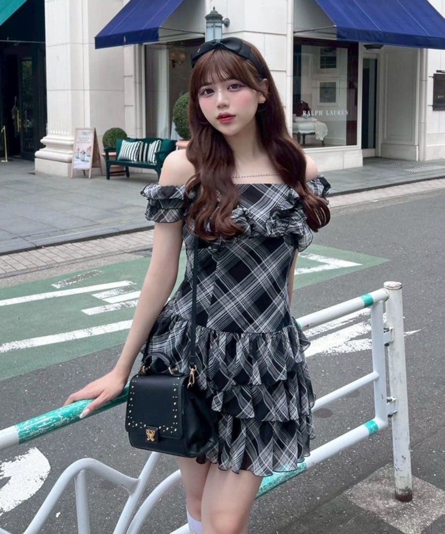 OLIVE des OLIVEオリーブ デ オリーブホイップフリルミニワンピ新品