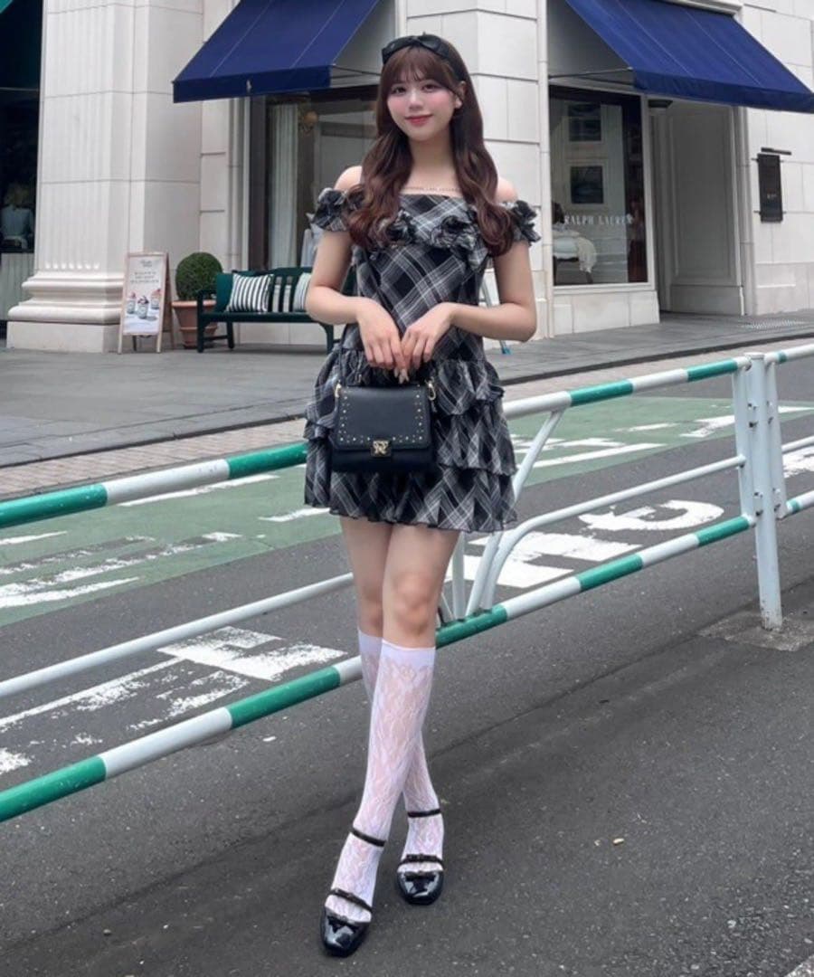 OLIVE des OLIVEオリーブ デ オリーブホイップフリルミニワンピ新品