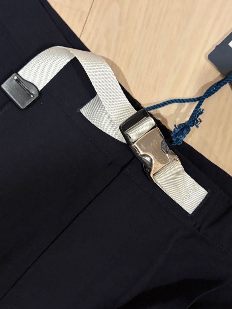 MUTA ネイビー スリムフィットパンツ 　XL