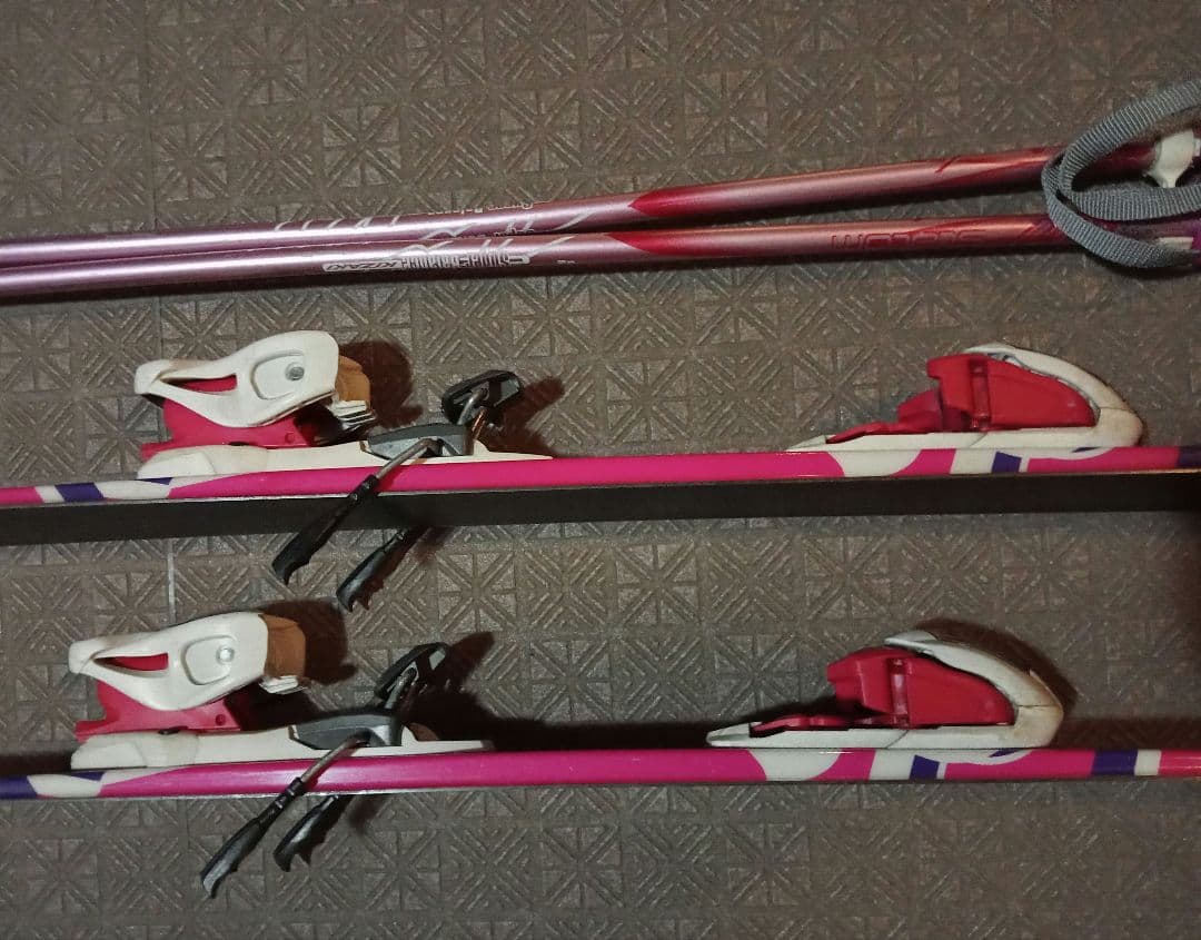 Pure Conscious 子供スキー板130cmとポールセット - メルカリ