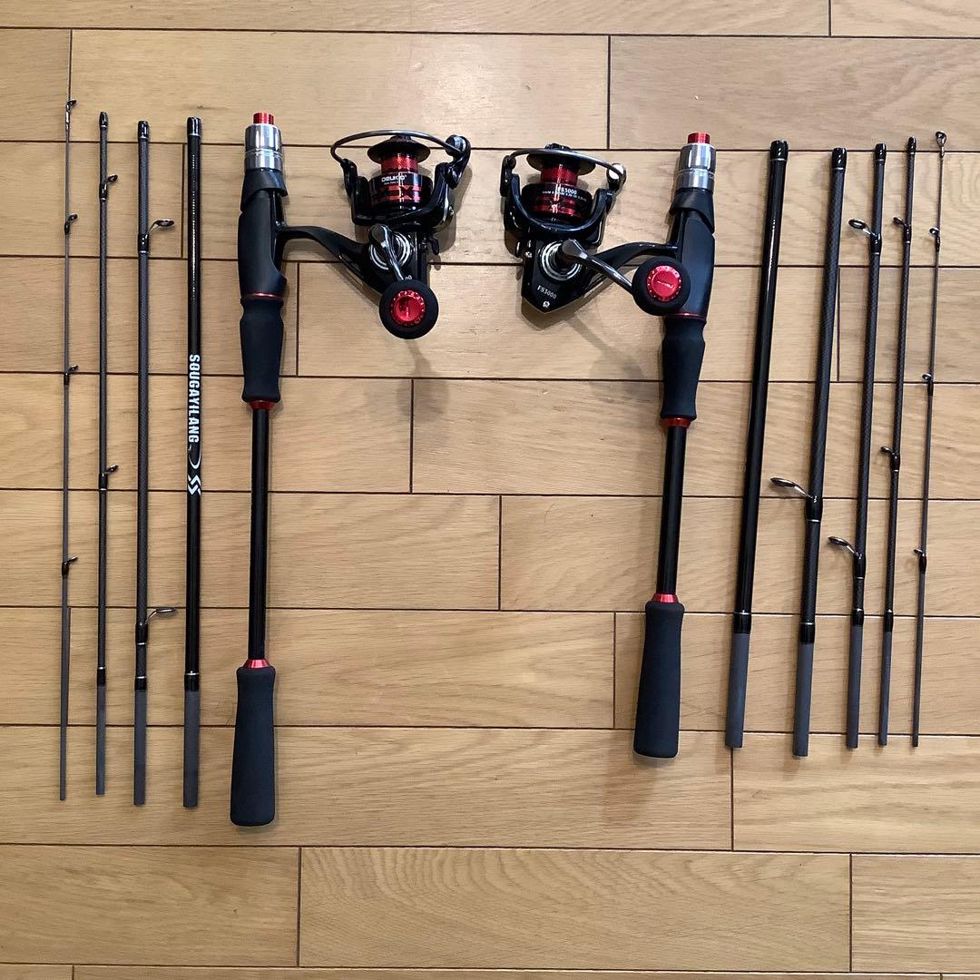 親子でショアジギ 超コンパクト1.8&2.1mモバイルロッド&スピニングリール