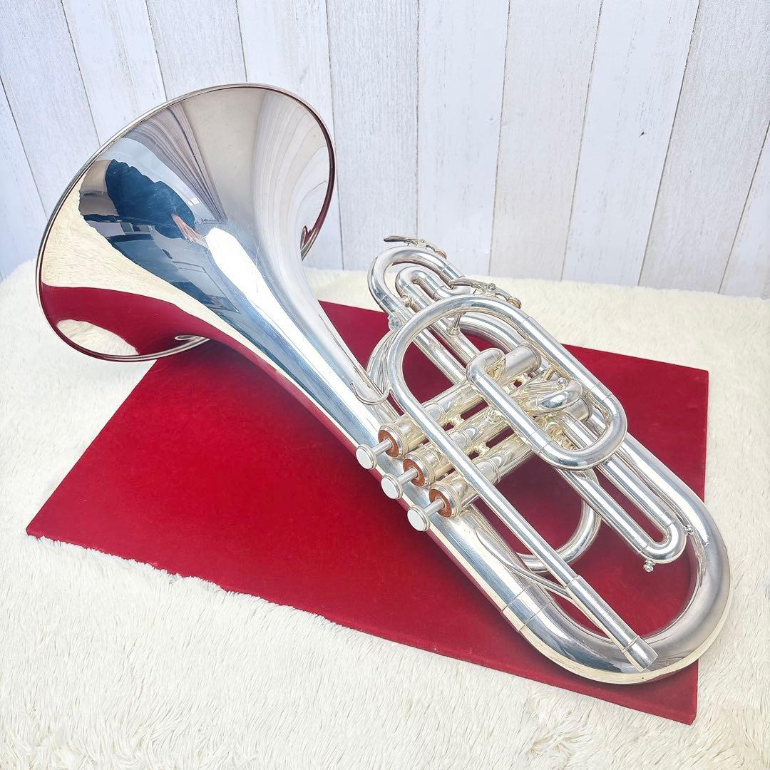 YAMAHA YMP-201MS マーチングメロフォン F管 マウスピース付き