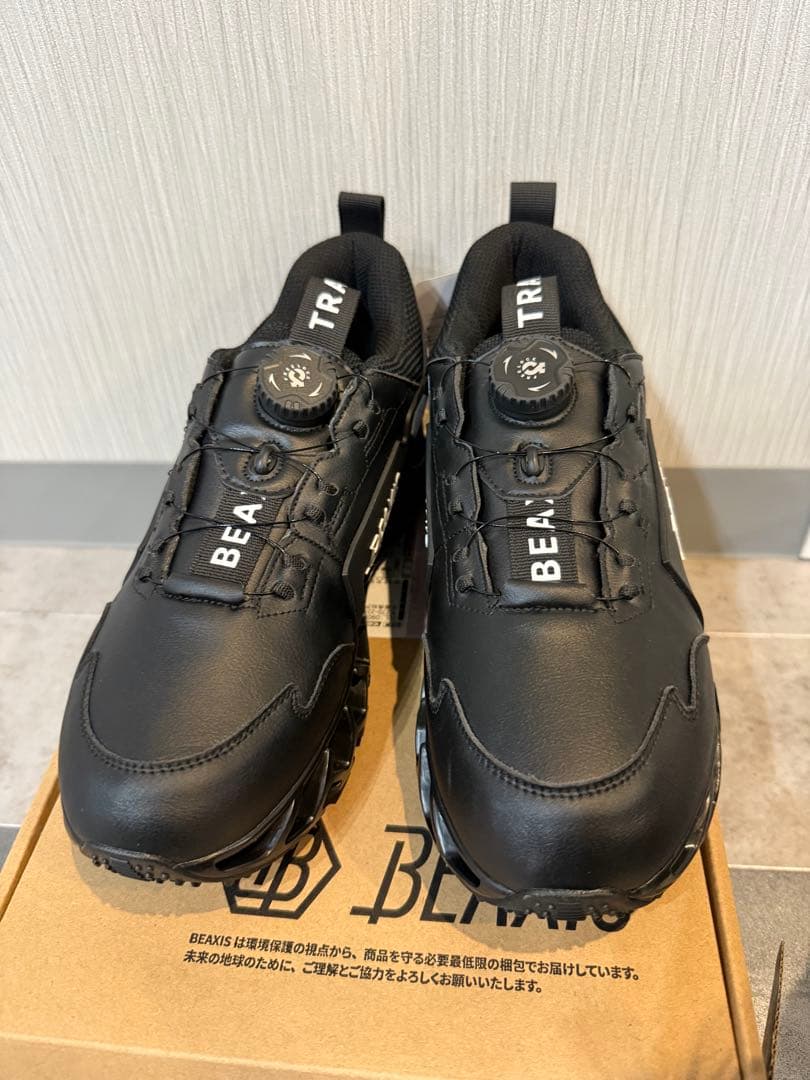 BEAXIS ゴルフシューズ　ブラック BOA 体幹　25.5 新品未使用箱付