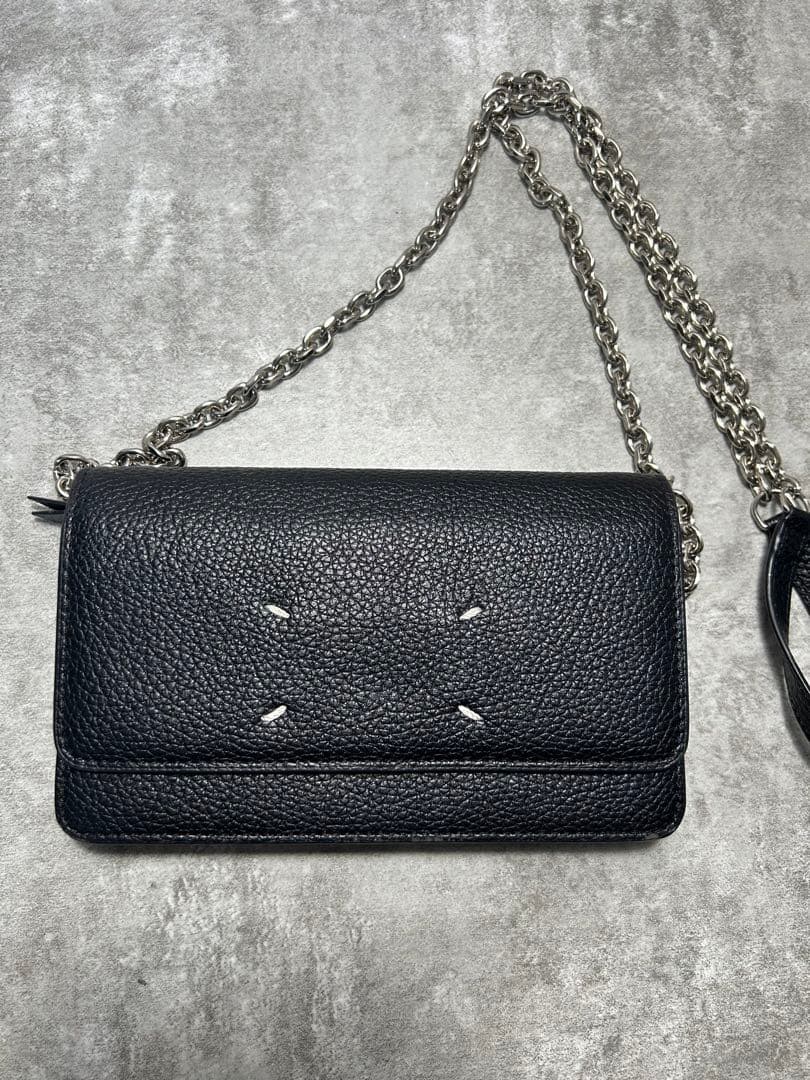 マルジェラチェーンウォレット　黒