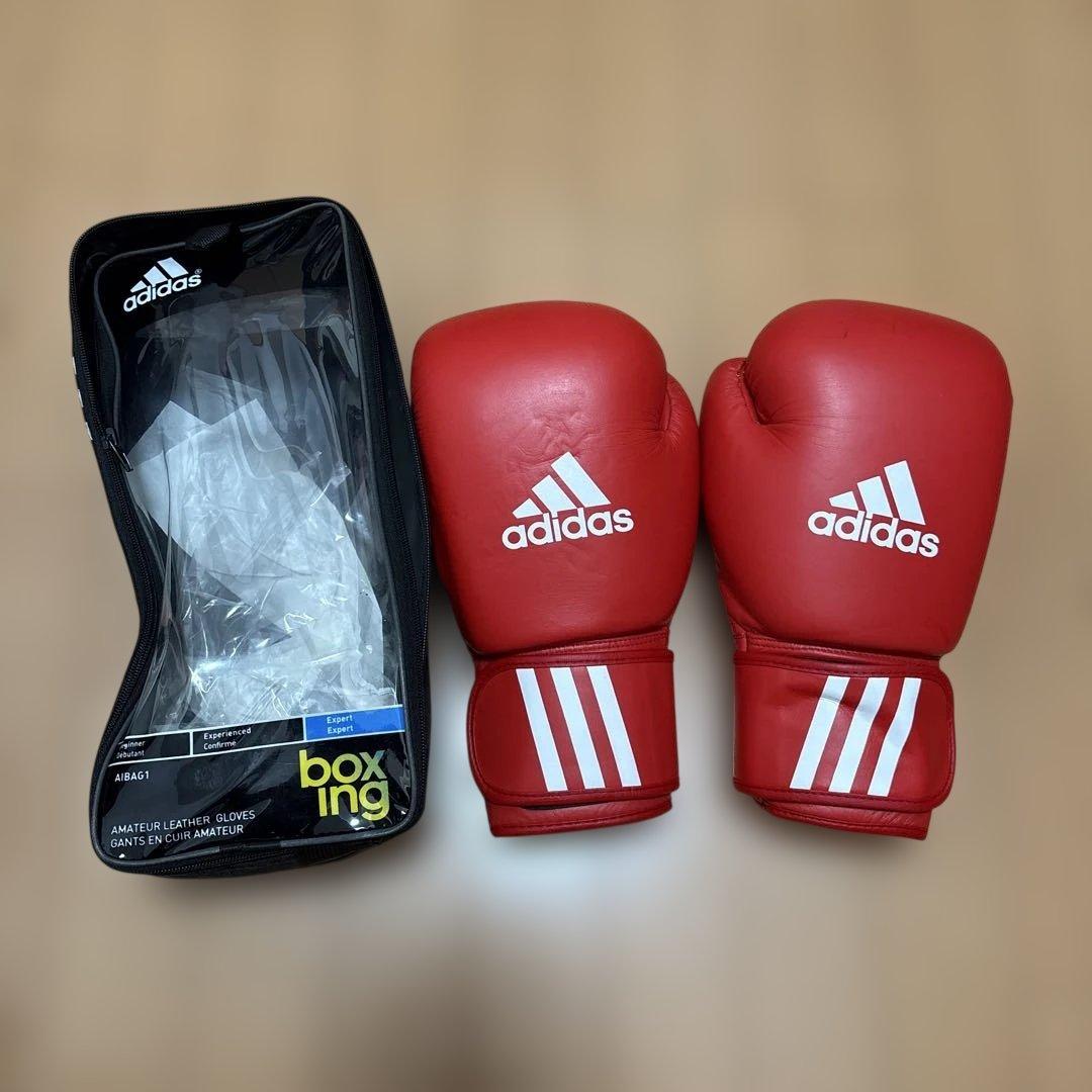 ボクシンググローブ 10oz アディダス ケース付き - メルカリ