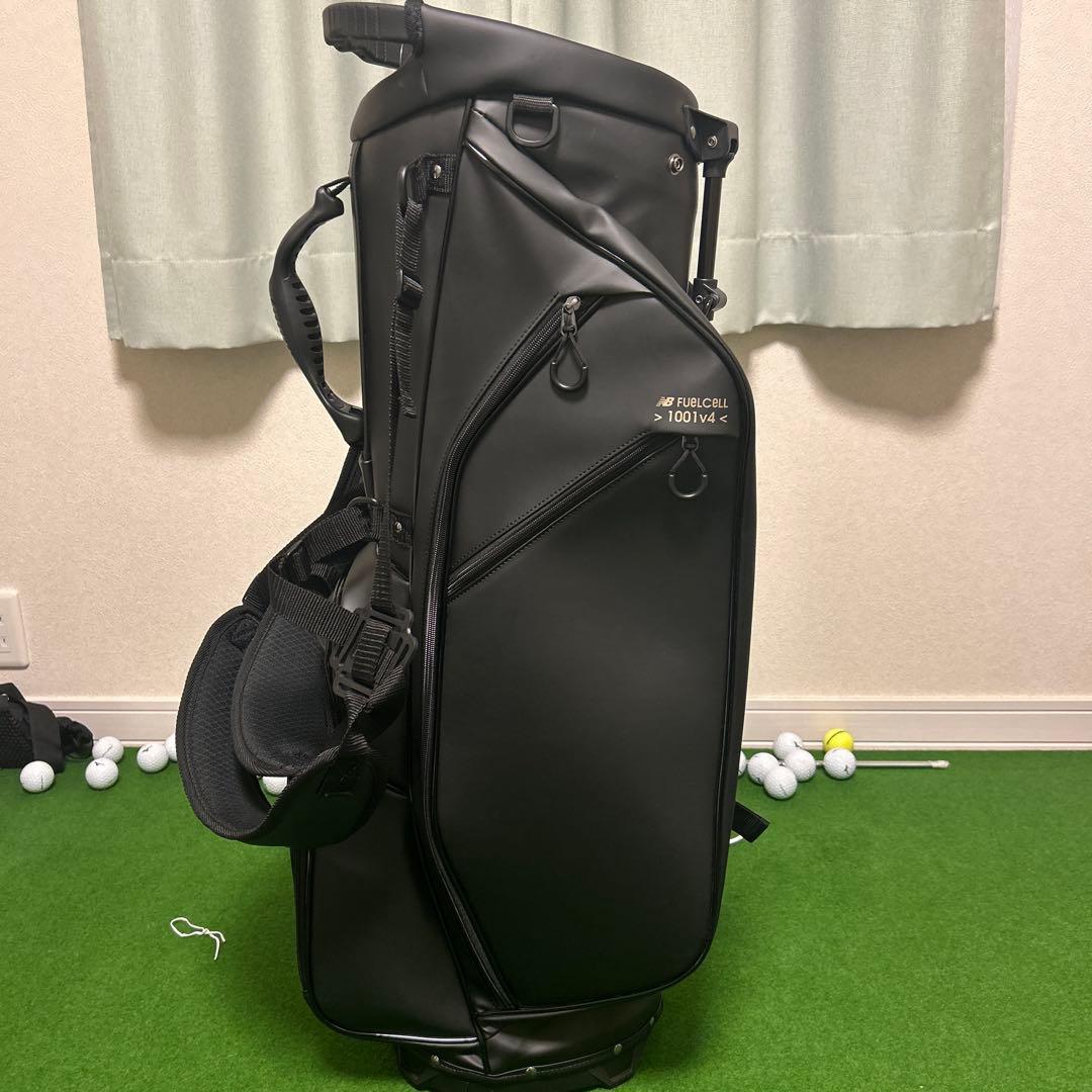 New Balance ニューバランス キャディバッグ ゴールドロゴ スタンド