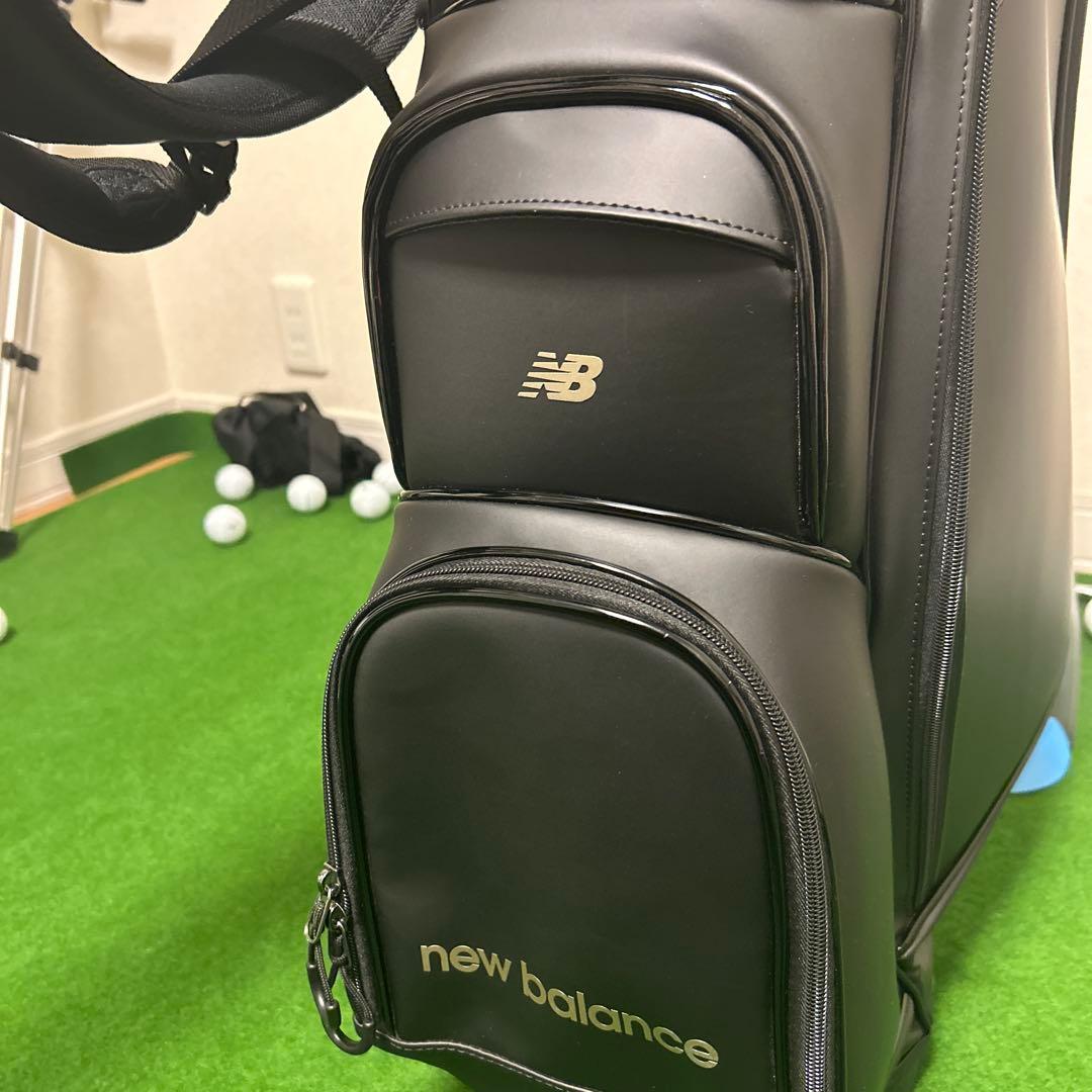 New Balance ニューバランス キャディバッグ ゴールドロゴ スタンド