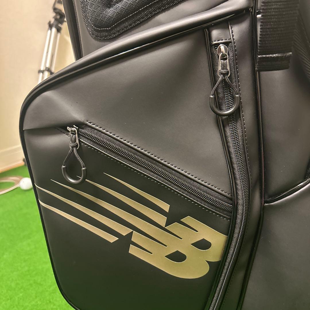 New Balance ニューバランス キャディバッグ ゴールドロゴ スタンド