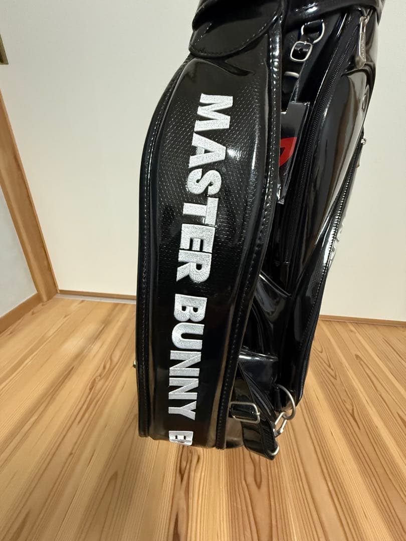 美品★MASTER BUNNY EDITION ゴルフバッグ エナメルブラック
