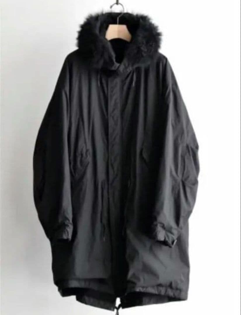 comoli コットンナイロンミリタリーフーデッドコート サイズ1 M-65