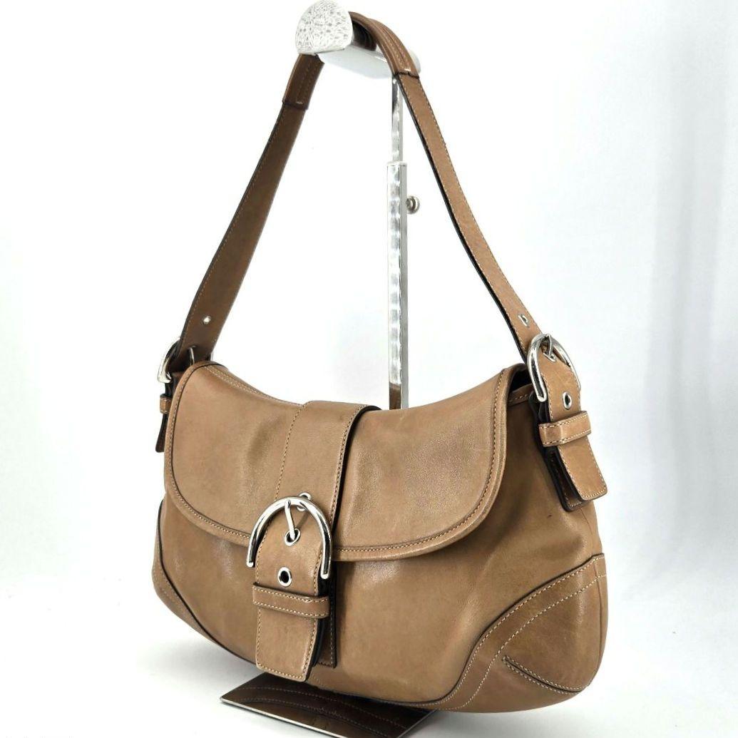 美品 COACH ソーホー ワンショルダーバッグ レザー - メルカリ