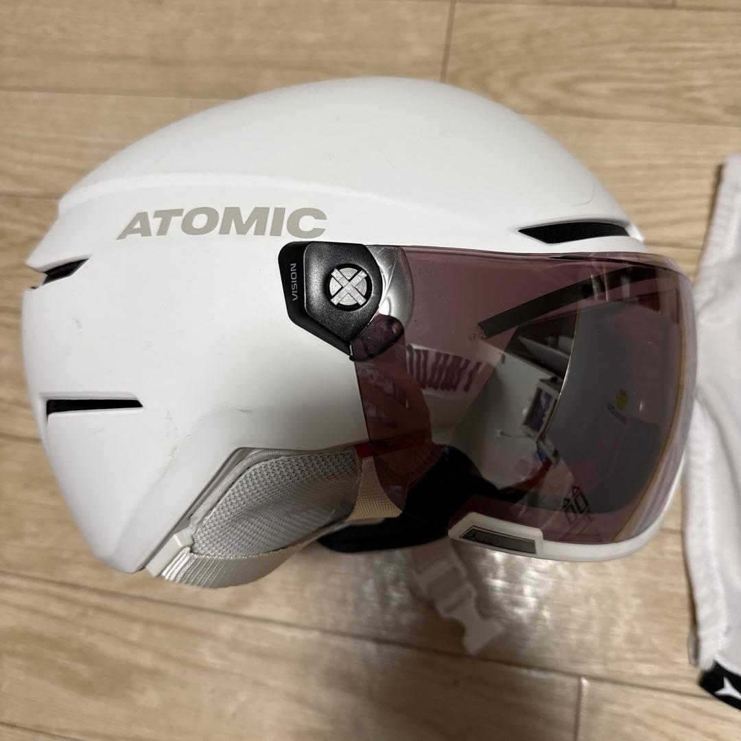 ATOMIC アトミック ゴーグル付き ヘルメット キッズ ジュニア XS