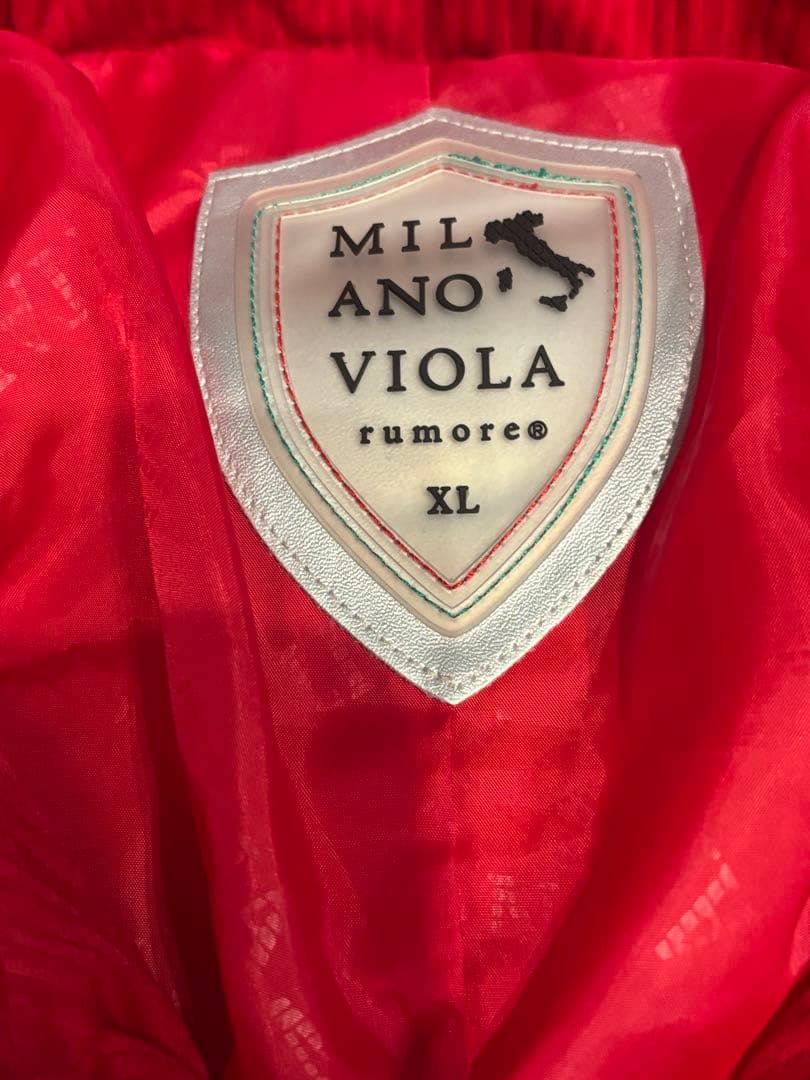 【美品/XL】VIOLA RUMORE ヴィオラルモーレ 中綿ジャケット 赤