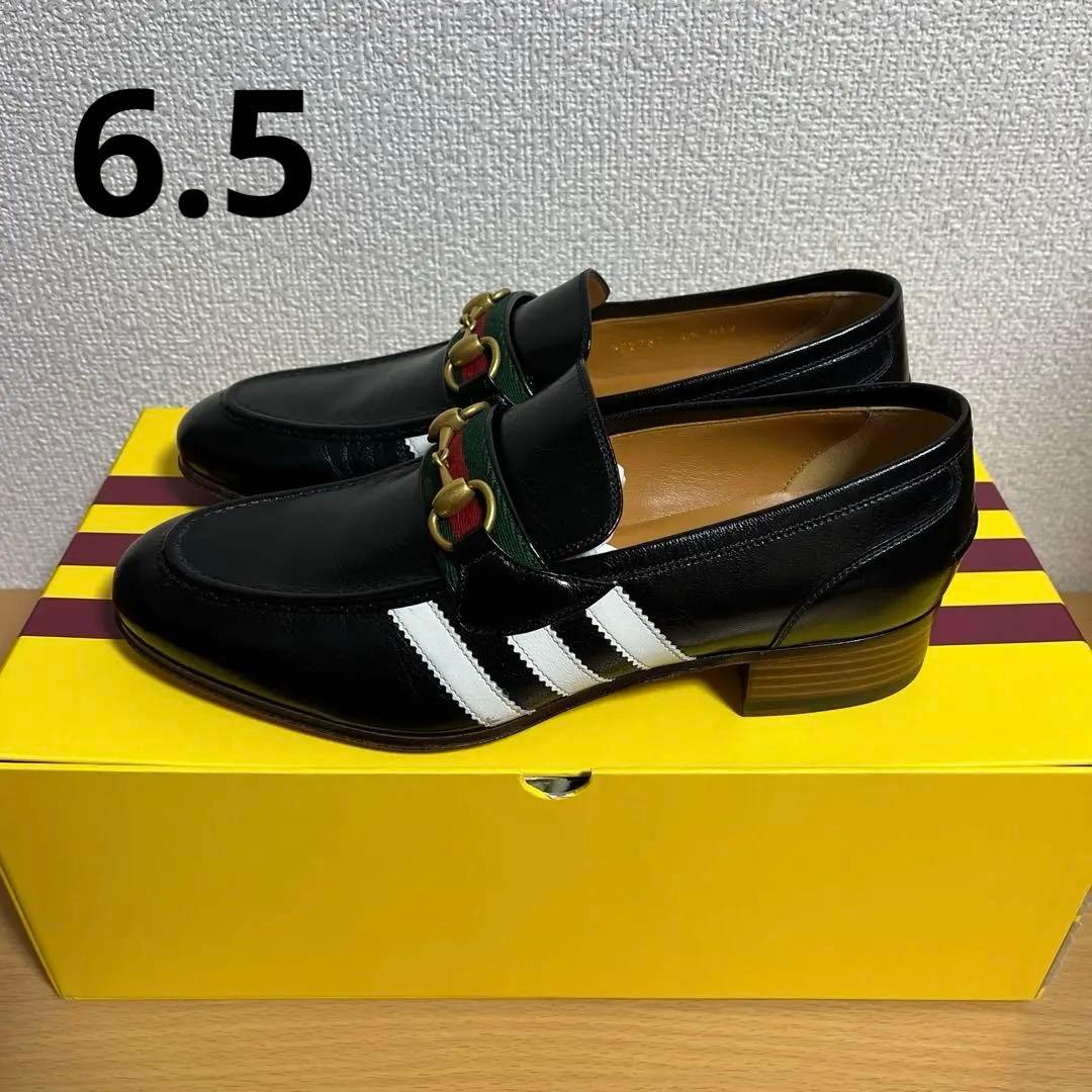 新品 GUCCI ADIDAS ローファー 6.5 - メルカリ