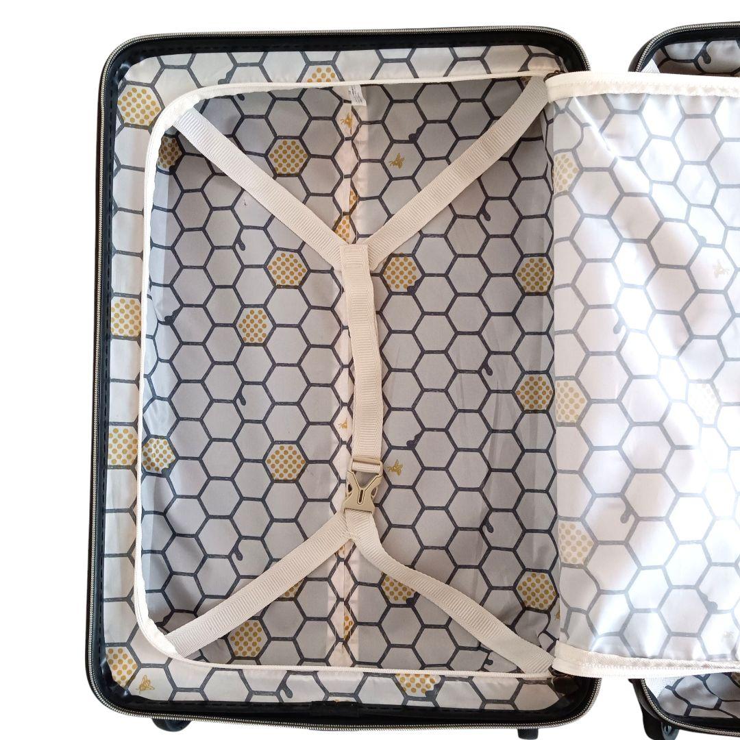 【美品】ハント HaNT キャリーケース スーツケース 47L ブラック