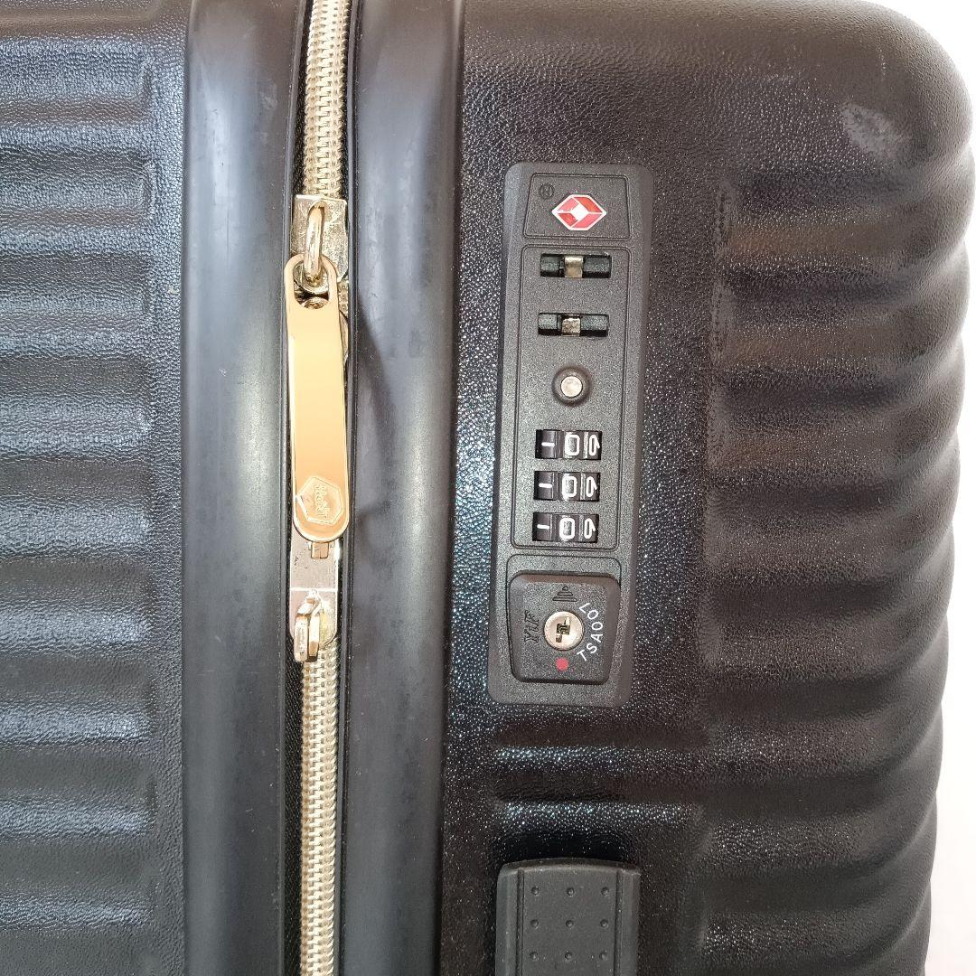 【美品】ハント HaNT キャリーケース スーツケース 47L ブラック