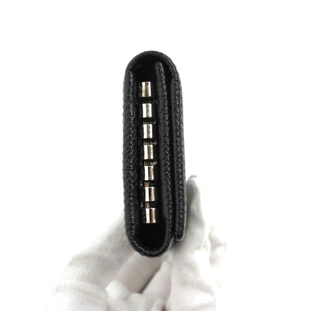 ✨新品未使用✨　BVLGARI キーケース　ロゴマニア　ビーゼロワン　6連　黒色
