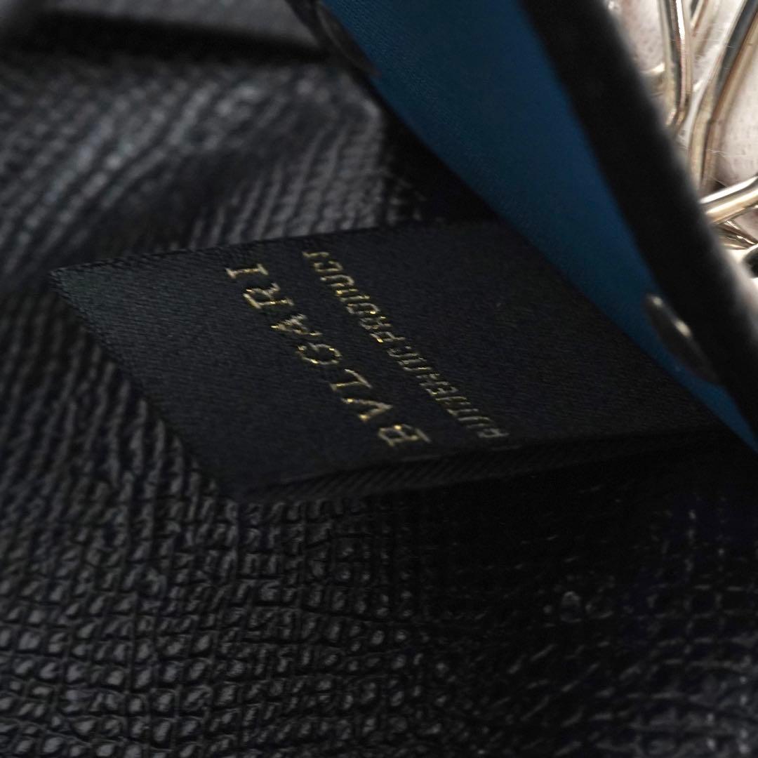 ✨新品未使用✨　BVLGARI キーケース　ロゴマニア　ビーゼロワン　6連　黒色