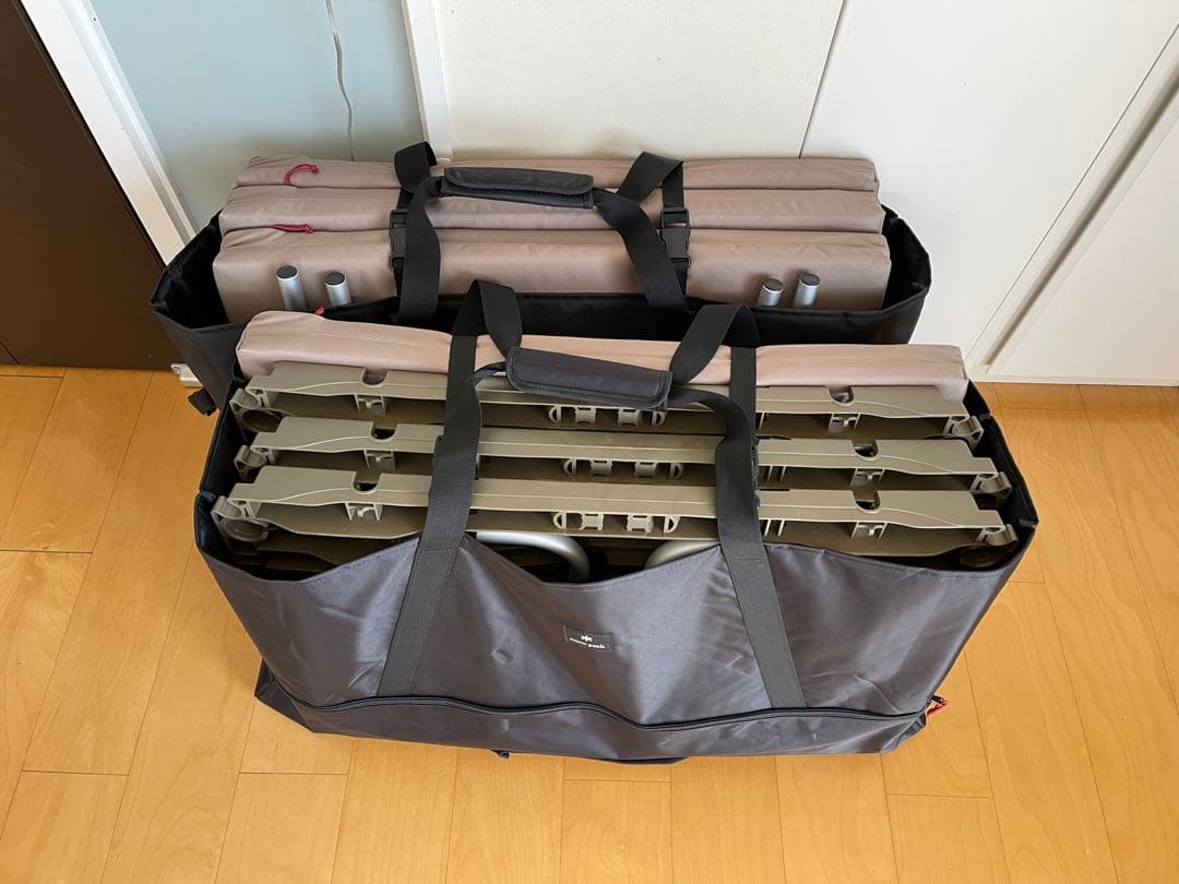 snow peak ラックソット （アームレストなし）＋収納バック2個