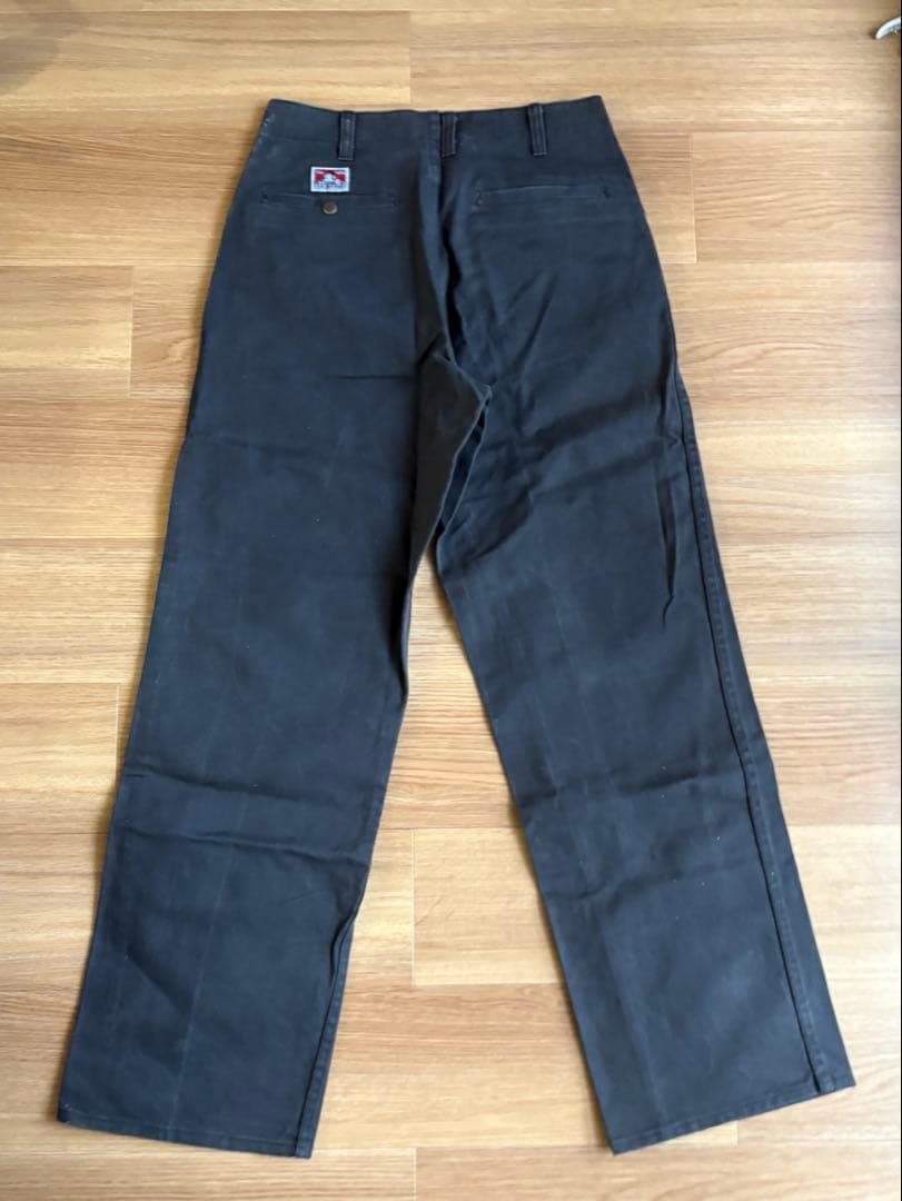 未使用品 BEN DAVIS フリスコパンツ　80s ブラック　usa製