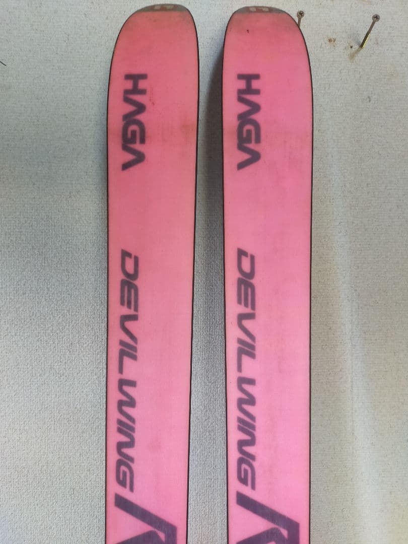 スキー板ビンディング ハガ デビルウィング 195cm チロリア490RD