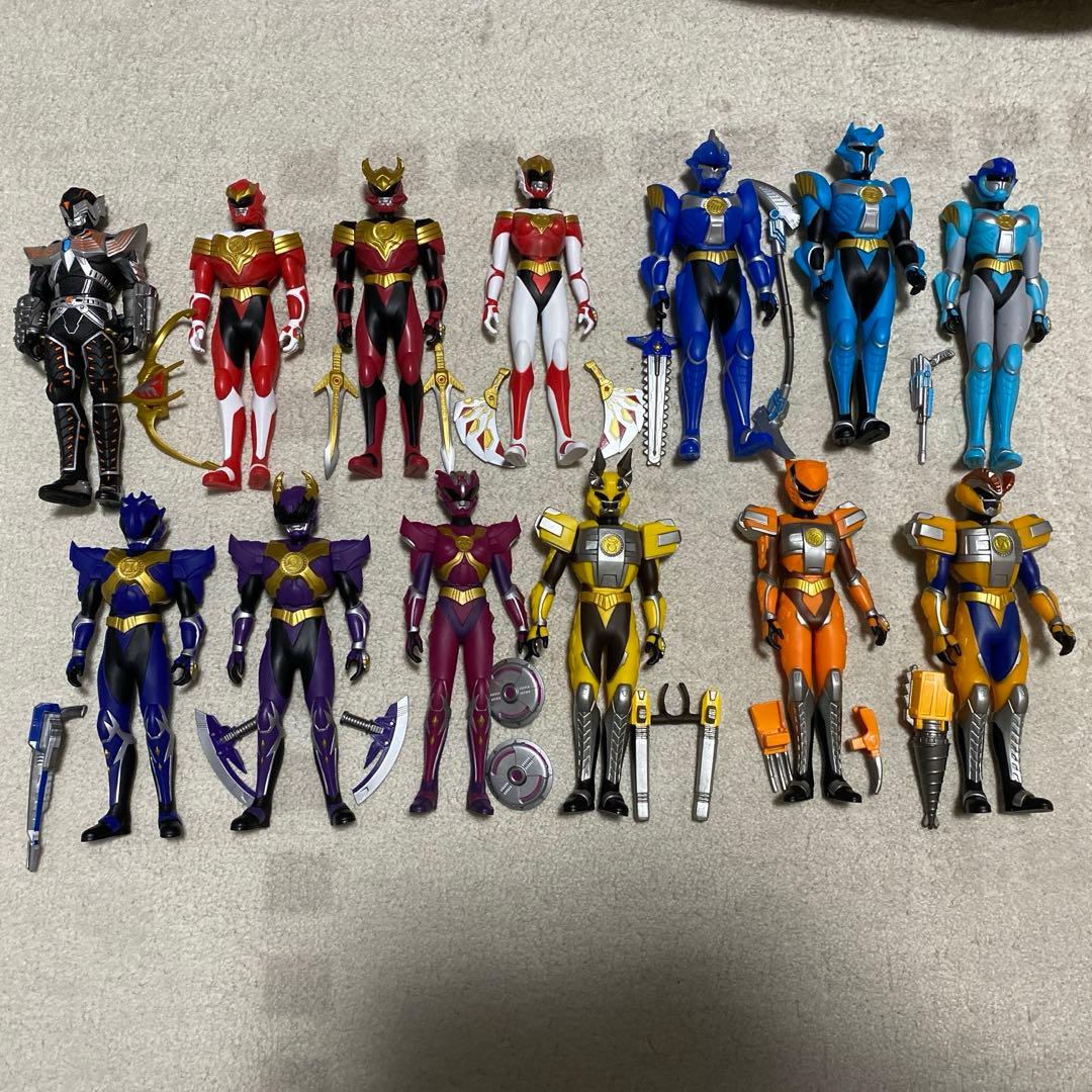 超星神グランセイザーソフビフィギュア 13体セット - メルカリ