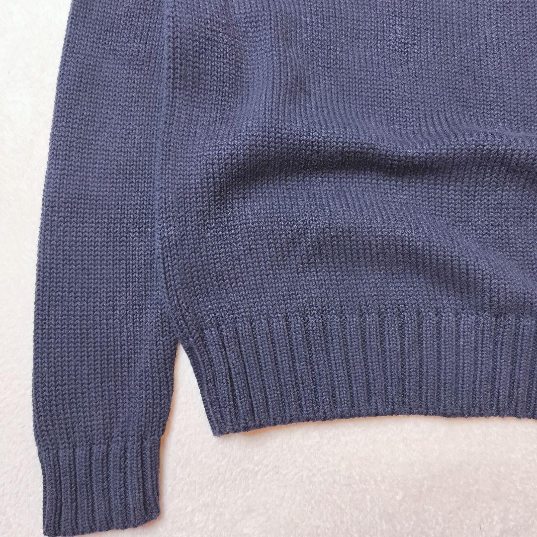 ポロラルフローレン 星条旗 コットンニット ネイビー Lサイズ 定番