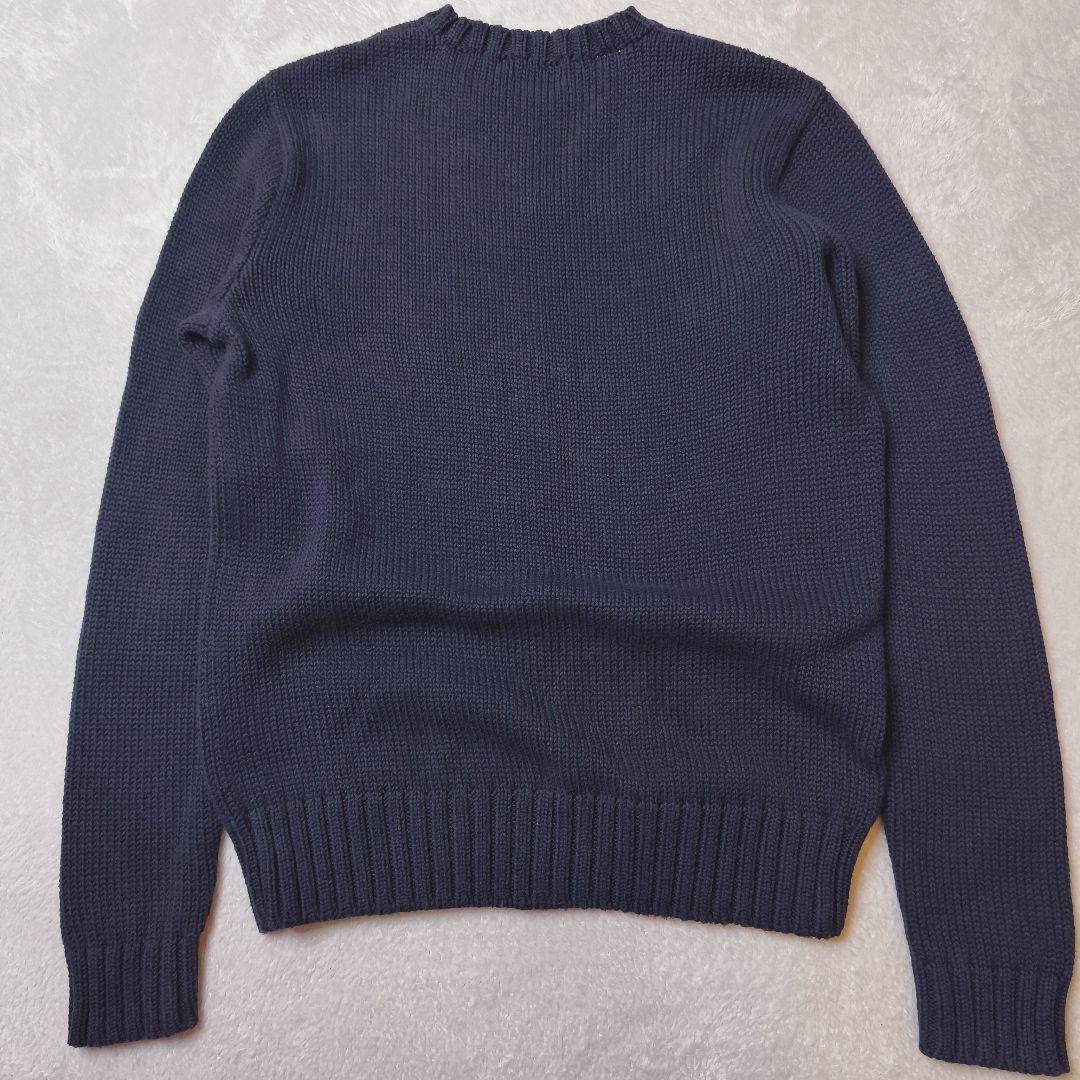 ポロラルフローレン 星条旗 コットンニット ネイビー Lサイズ 定番