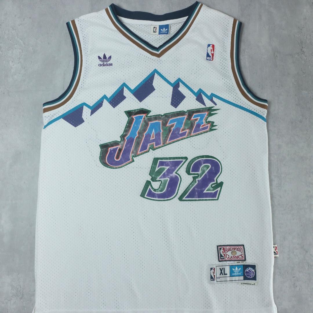 【激レア】アディダス NBA JAZZ カールマローン 32 XL ユニフォーム