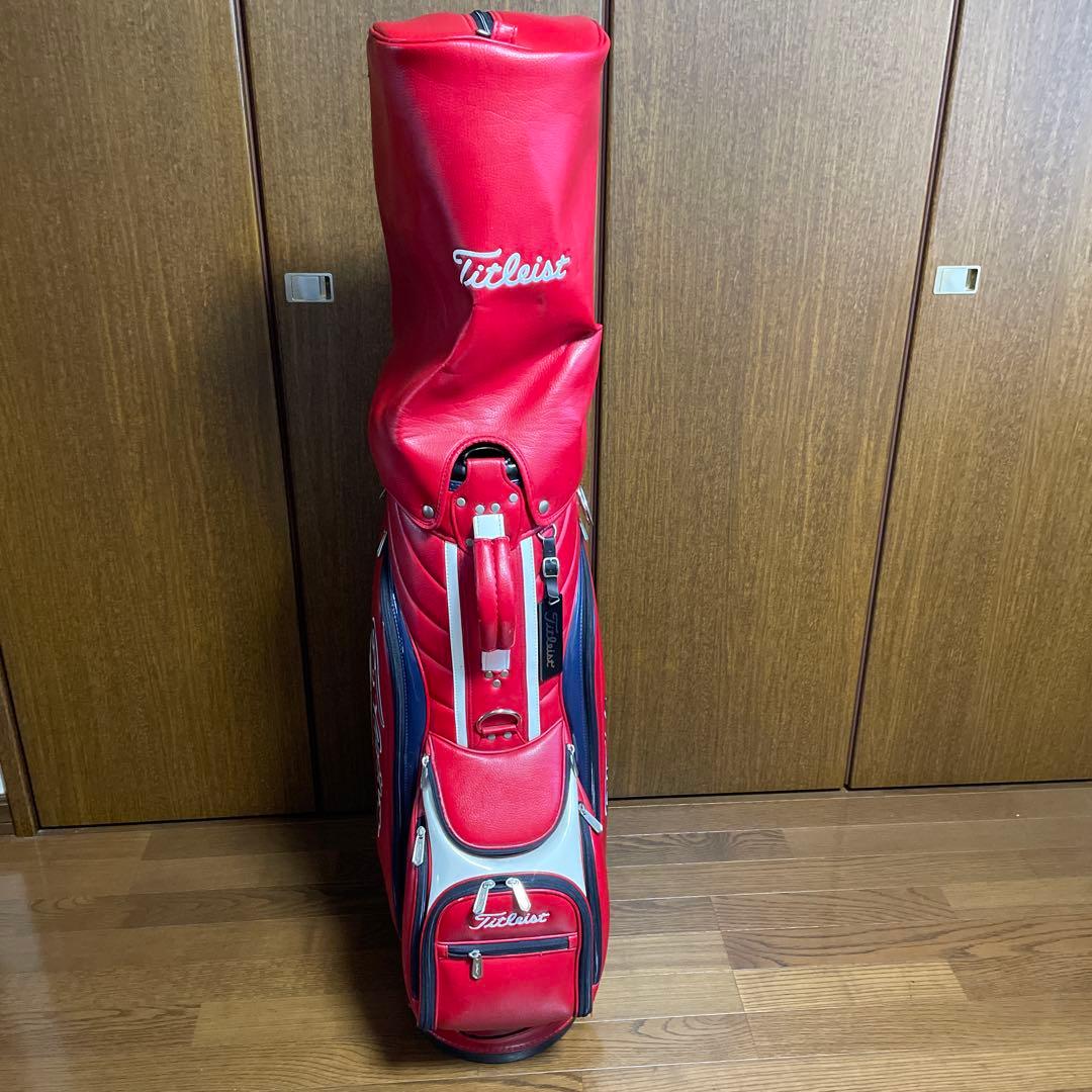 Titleist キャディバッグ 赤