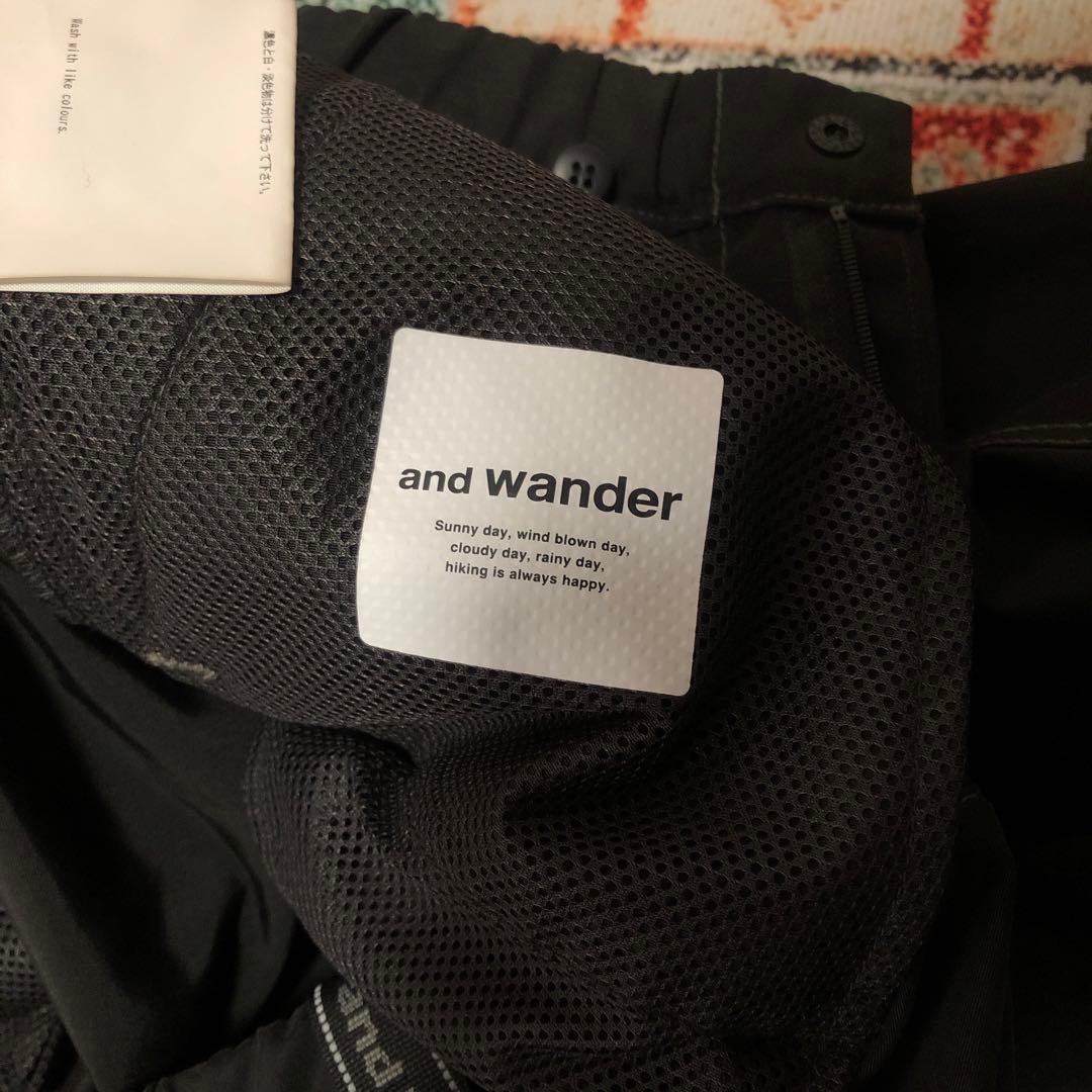 【送料込】 美品 アンドワンダー andwander ミリタリーパンツ