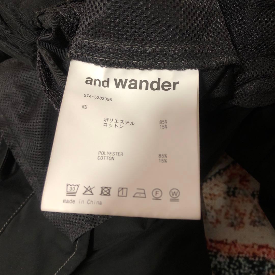【送料込】 美品 アンドワンダー andwander ミリタリーパンツ