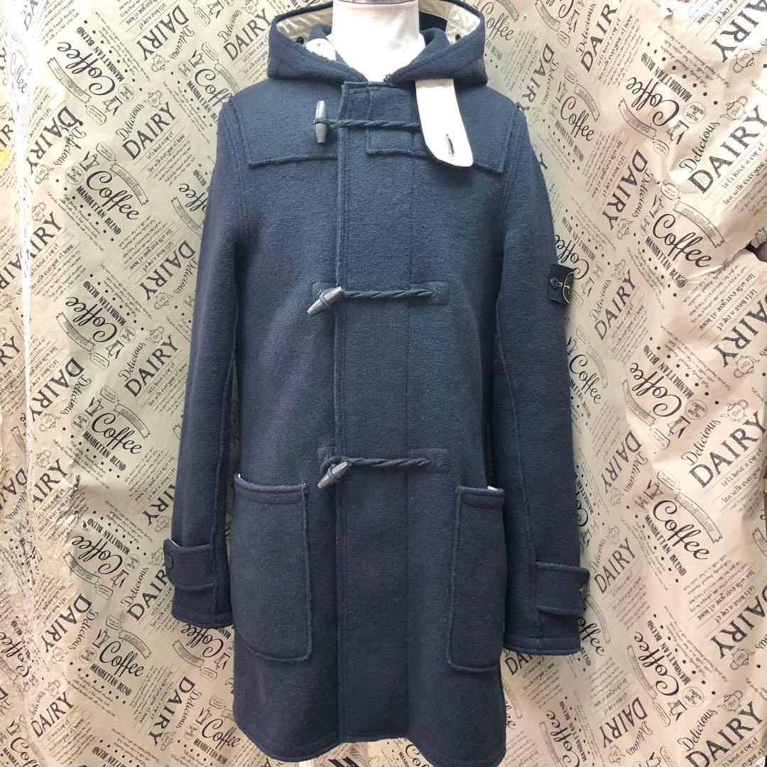 ストーンアイランド ダッフル コート ネイビー ウール100％ M S2978