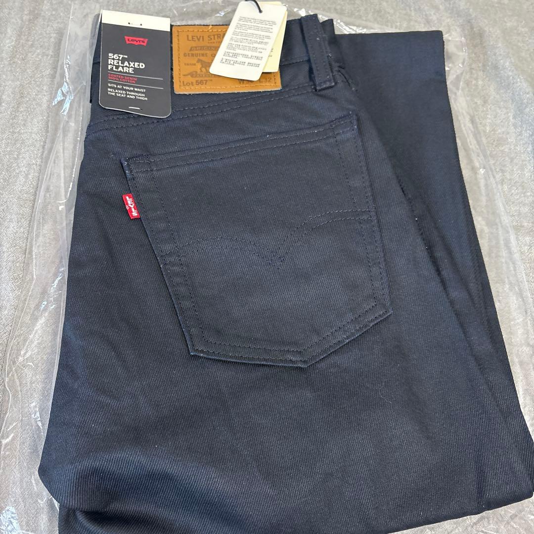 タグ付きリーバイス levi's 567 relax flare w30 l32