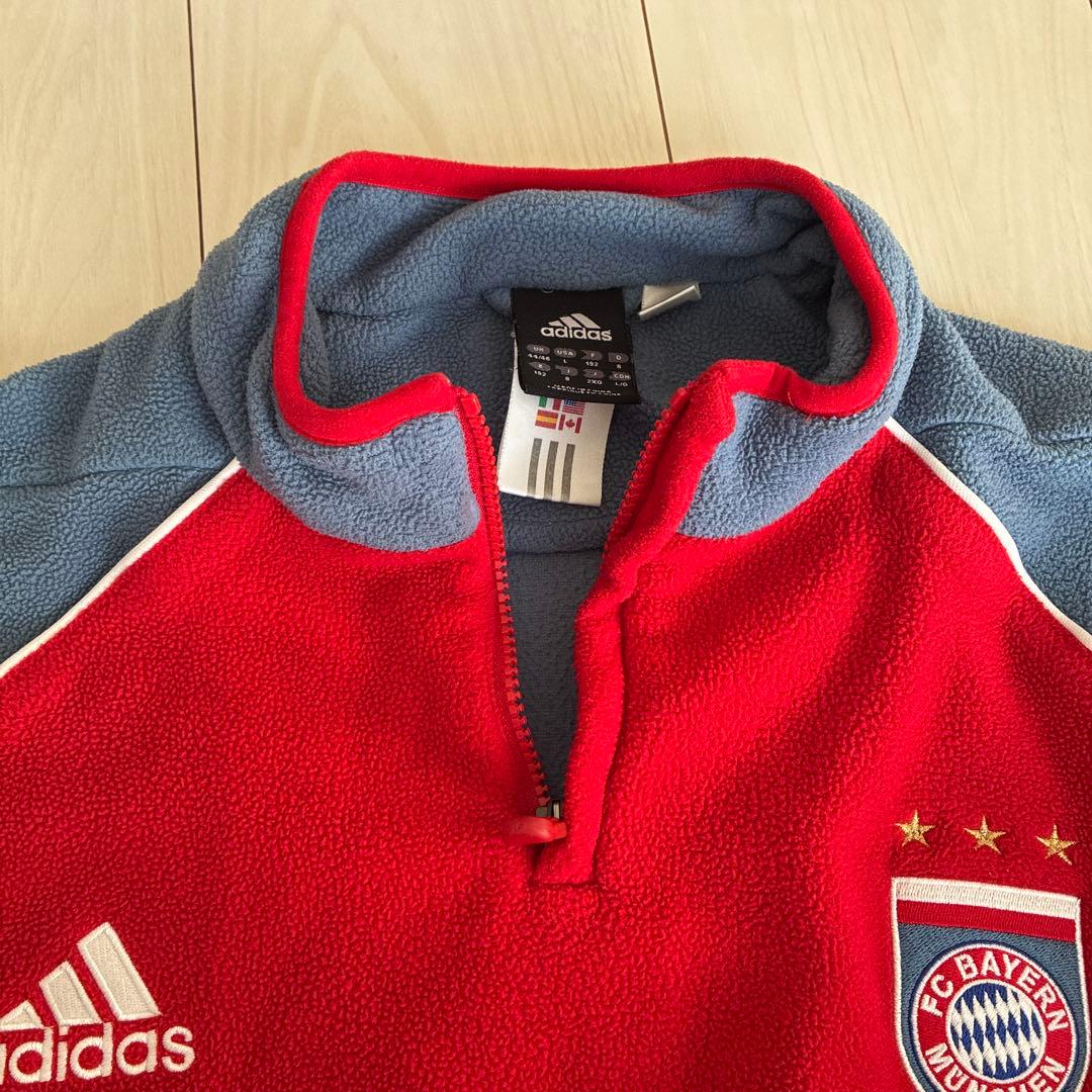 【入手困難】adidas FC バイエルンミュンヘン ジップアップ　フリース　L